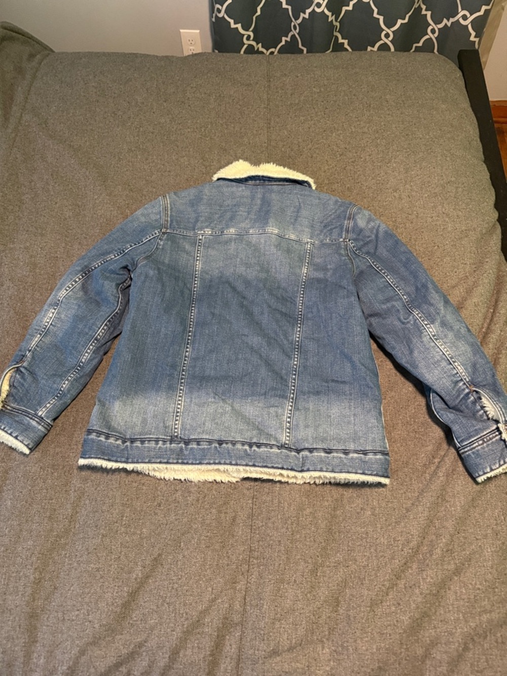 J.Crew Mercantile Sherpa denim jacket, M - Picture 2 of 9